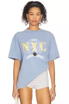 Лучшая футболка в стиле варсити Tommy Jeans, colorado blue