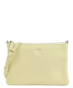 Лучшая сумка через плечо из зерненой кожи Coccinelle, желтый