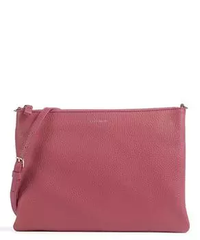 Лучшая сумка через плечо из зерненой кожи Coccinelle, розовый