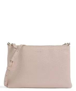 Лучшая сумка через плечо из зерненой кожи Coccinelle, бежевый