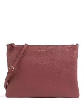 Лучшая сумка через плечо из зерненой кожи Coccinelle, коричневый