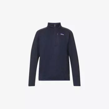 Лучшая толстовка из переработанного полиэстера с застежкой-молнией на четверть оборота Patagonia, синий