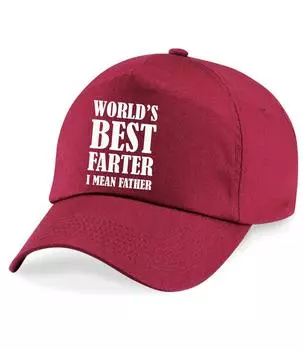 Лучшая в мире бейсболка Farter, я имею в виду отца 60 SECOND MAKEOVER, коричневый