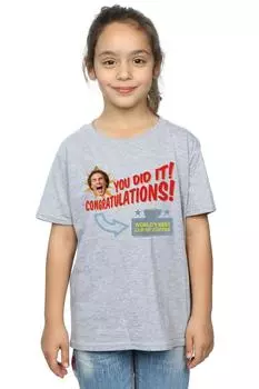 Лучшая в мире футболка из кофейного хлопка Elf, серый