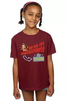 Лучшая в мире футболка из кофейного хлопка Elf, красный