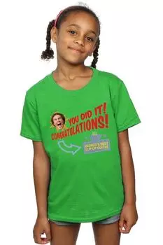 Лучшая в мире футболка из кофейного хлопка Elf, зеленый