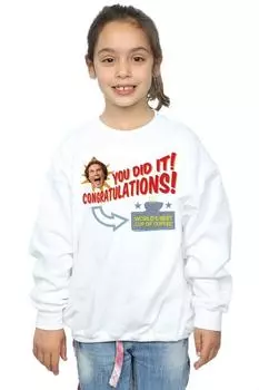 Лучшая в мире кофейная толстовка Elf, белый