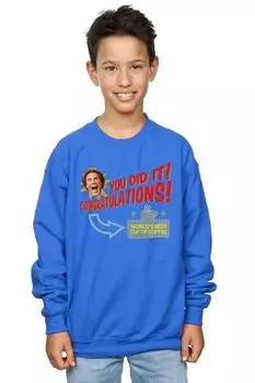 Лучшая в мире кофейная толстовка Elf, синий