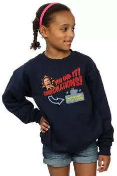 Лучшая в мире кофейная толстовка Elf, темно-синий