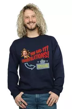 Лучшая в мире кофейная толстовка Elf, темно-синий