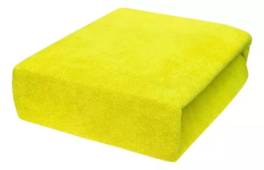 Лучше всего для детей, лимонно-желтая махровая простыня на резинке, разные размеры, 70x140 4myBaby GmbH