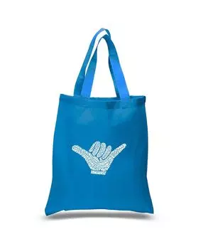 Лучшие места для серфинга по всему миру — маленькая сумка-тоут Word Art LA Pop Art