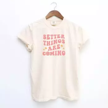 Лучшие вещи грядут Футболки, окрашенные в готовой одежде Simply Sage Market