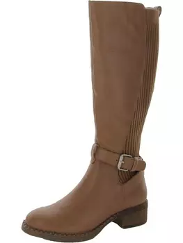 Лучшие женские кожаные высокие сапоги до колена Chelsea Moto Gentle Souls by Kenneth Cole, цвет Cognac