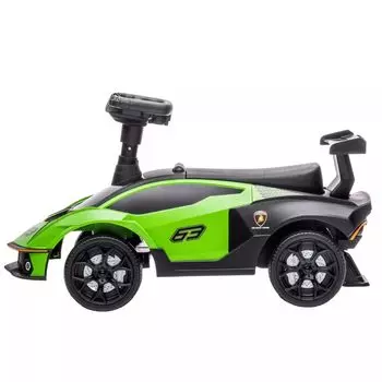 Лучший автомобиль для езды на автомобиле Lamborghini SCV Push Car Best Ride On Cars, желтый
