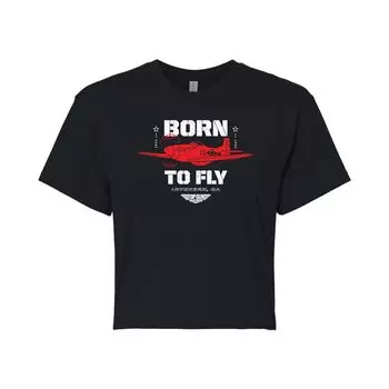 Лучший стрелок среди юниоров: укороченная футболка с рисунком Maverick «Born To Fly» Licensed Character