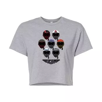 Лучший стрелок среди юниоров: укороченная футболка с рисунком Maverick Aviator Helmets Licensed Character