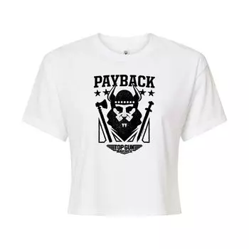 Лучший стрелок среди юниоров: укороченная футболка с рисунком Maverick «Payback» Licensed Character, белый