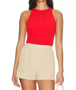 Лучший женский боди из красного стрейча Show Me Your Mumu