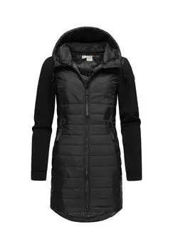 Lucinda Длинное стеганое пальто Ragweartm, черный