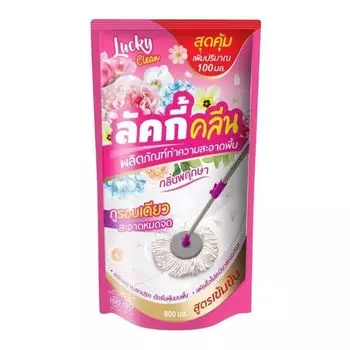 Lucky Чистящее средство для пола Флора 800мл, Pink