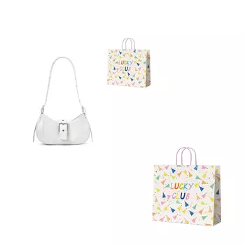 Lucky Club Женская сумка через плечо, Черный