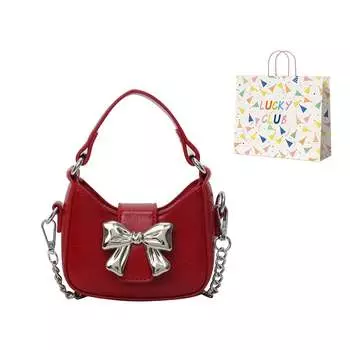 Lucky Club Женская сумка через плечо, Черный