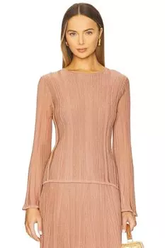 Lucky top Zimmermann, metallic pink
