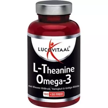 Lucovitaal Добавка L-теанин с омега-3 - 210 Капсул