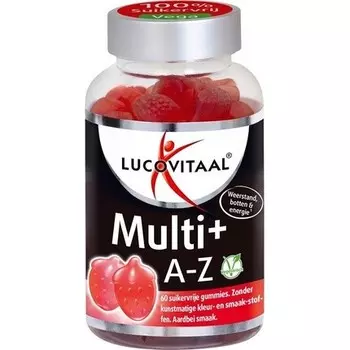 Lucovitaal Витаминные жевательные конфеты Multi+ от A до Z 60 жевательных конфет