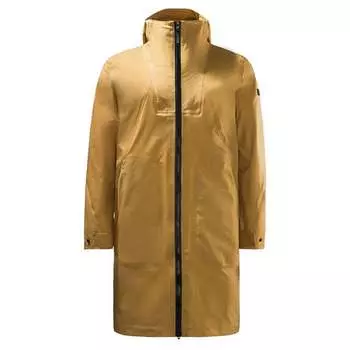 Люди дождя в длинной куртке Jack Wolfskin, коричневый
