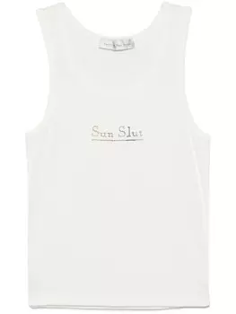 Ludovic de Saint Sernin топ с логотипом, белый