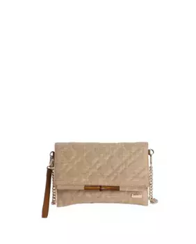 Ludovica женская сумка на плечо натурального цвета на молнии Don Algodn, цвет Natural