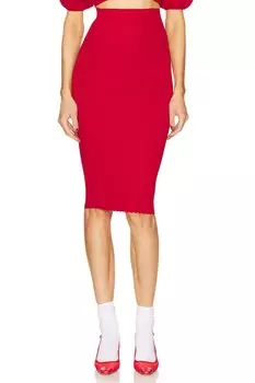 Luella миди-юбка Helsa, red