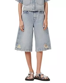 Луи Деним Лонг Шорты ALLSAINTS, синий