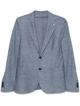 LUIGI BIANCHI MANTOVA однобортный пиджак, синий