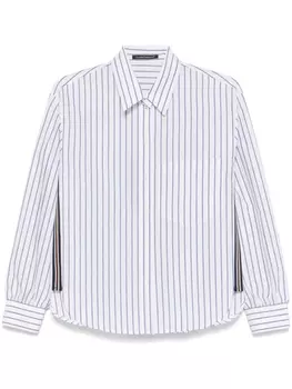 Luisa Cerano рубашка в полоску, белый