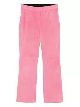 Luisa Cerano замшевые брюки, розовый