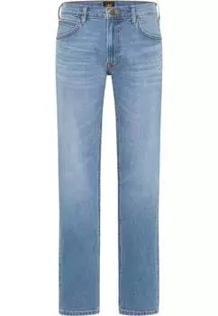 Люк Свежий в поношенных джинсах Lee, синий