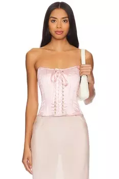 Лукарелли топ Loveshackfancy, розовый