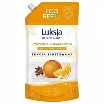 Luksja Creamy Liquid Soap Spicy Orange 900 мл