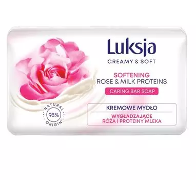 Luksja Creamy & Soft Ra i Proteiny Mlekaкусковое мыло, 90 g