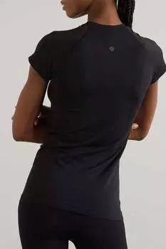 LULULEMON Эластичная футболка Swiftly Tech 2.0, черный