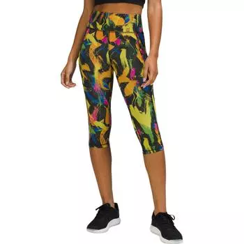 Lululemon Спортивные брюки Invigorate 17 футов, женские, светло-черные, смешанные цвета