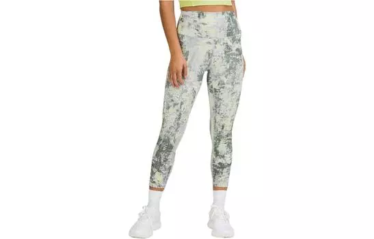 Lululemon Спортивные брюки Wunder Train женские, желто-зеленые