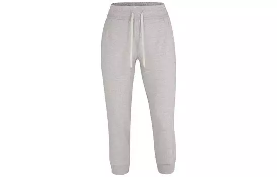Lululemon Женские трикотажные спортивные брюки Scuba Series светло-серого цвета