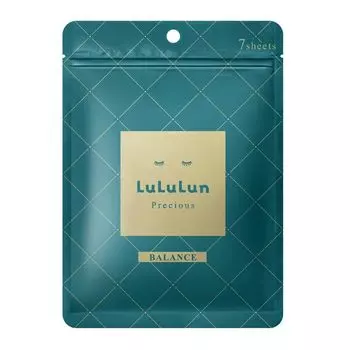 Lululun Маска для лица Lululun Precious G 4KS 7'S , Green