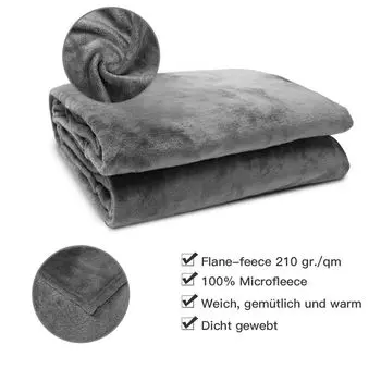 ЛУМАЛАНД Мягкий плед детский - 100 х 150 см - Orange Star Lospitch, черный