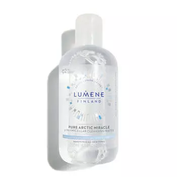 Lumene Nordic Hydra Lahde Pure Arctic Miracle 3-in-1 Cleansing Water мицеллярная жидкость для снятия макияжа с лица 250мл