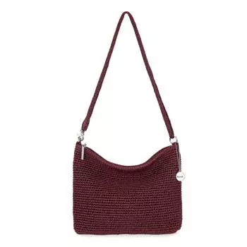 Люми через плечо The Sak, цвет Hand Crochet - Cabernet Static